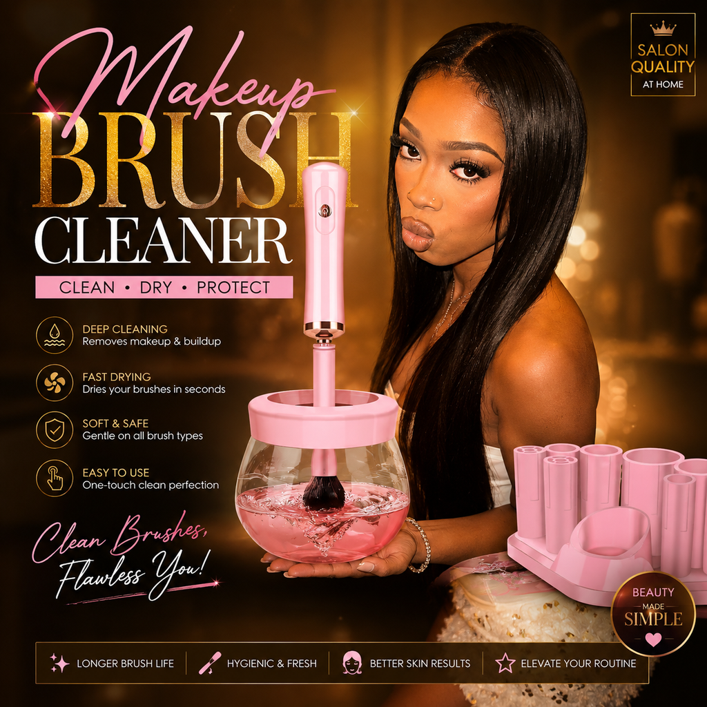 Professional Electric Makeup Brush Cleaner & Shaker Machine