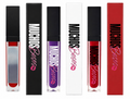 Muchos Besos lip gloss collection – Red, Purple and packaging