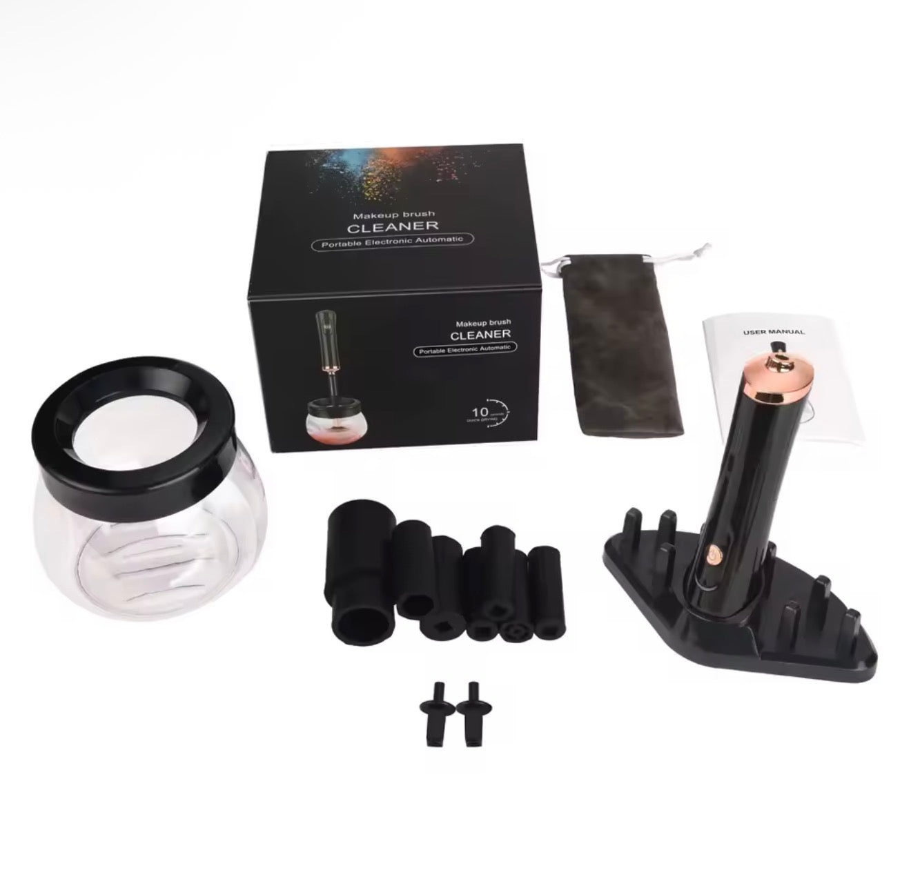 Professional Electric Makeup Brush Cleaner & Shaker Machine