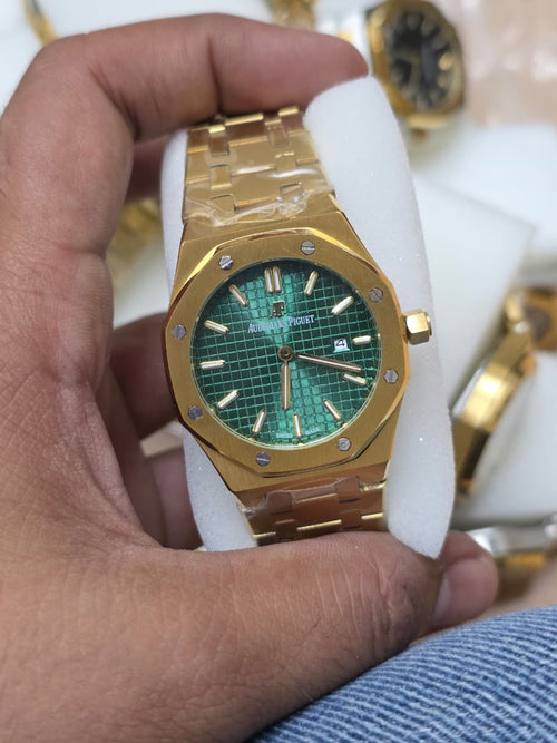 Audemars Piguet Royal Oak - Yellow Gold Green Dial