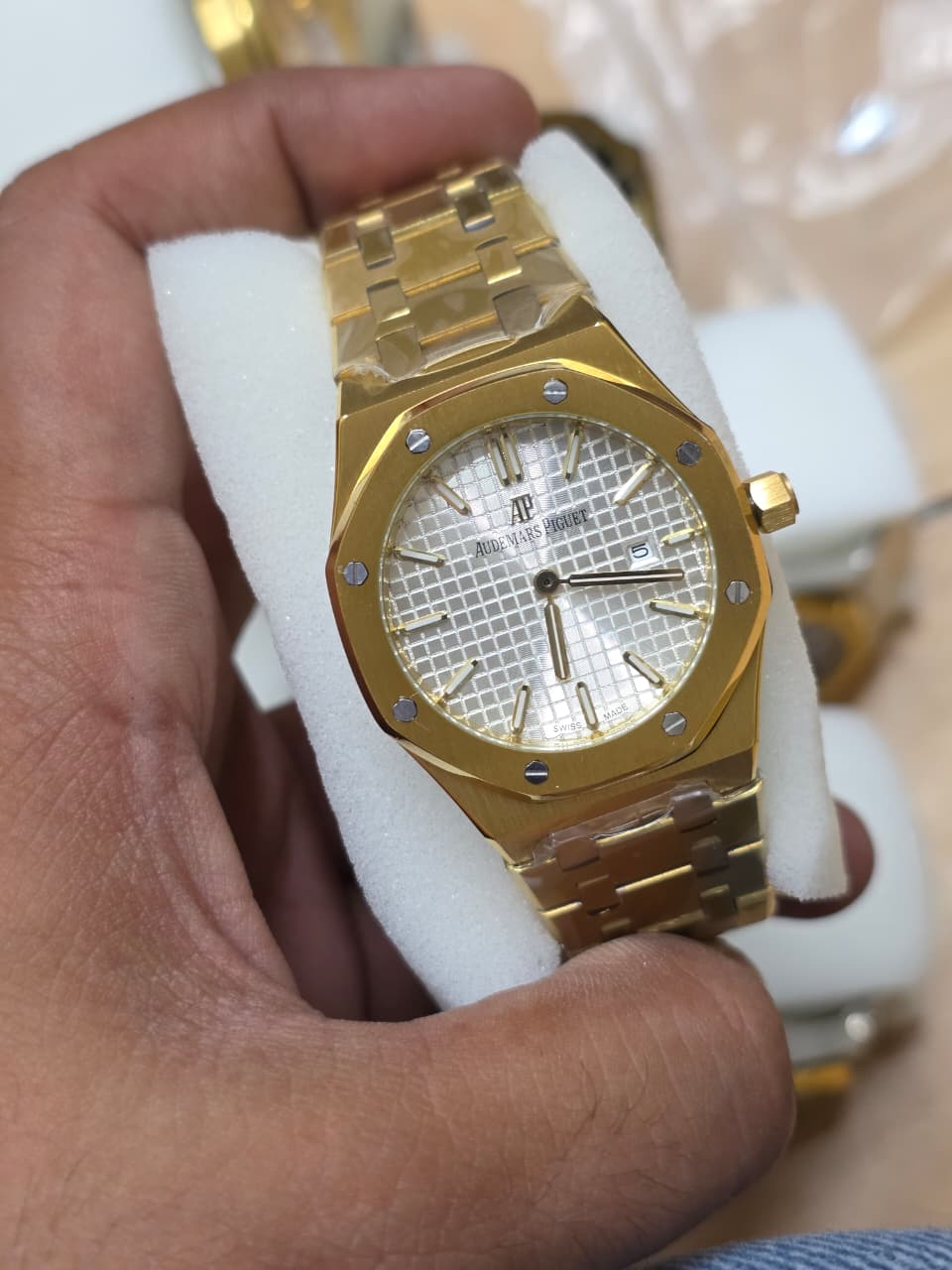 Audemars Piguet Royal Oak - Yellow Gold White Dial